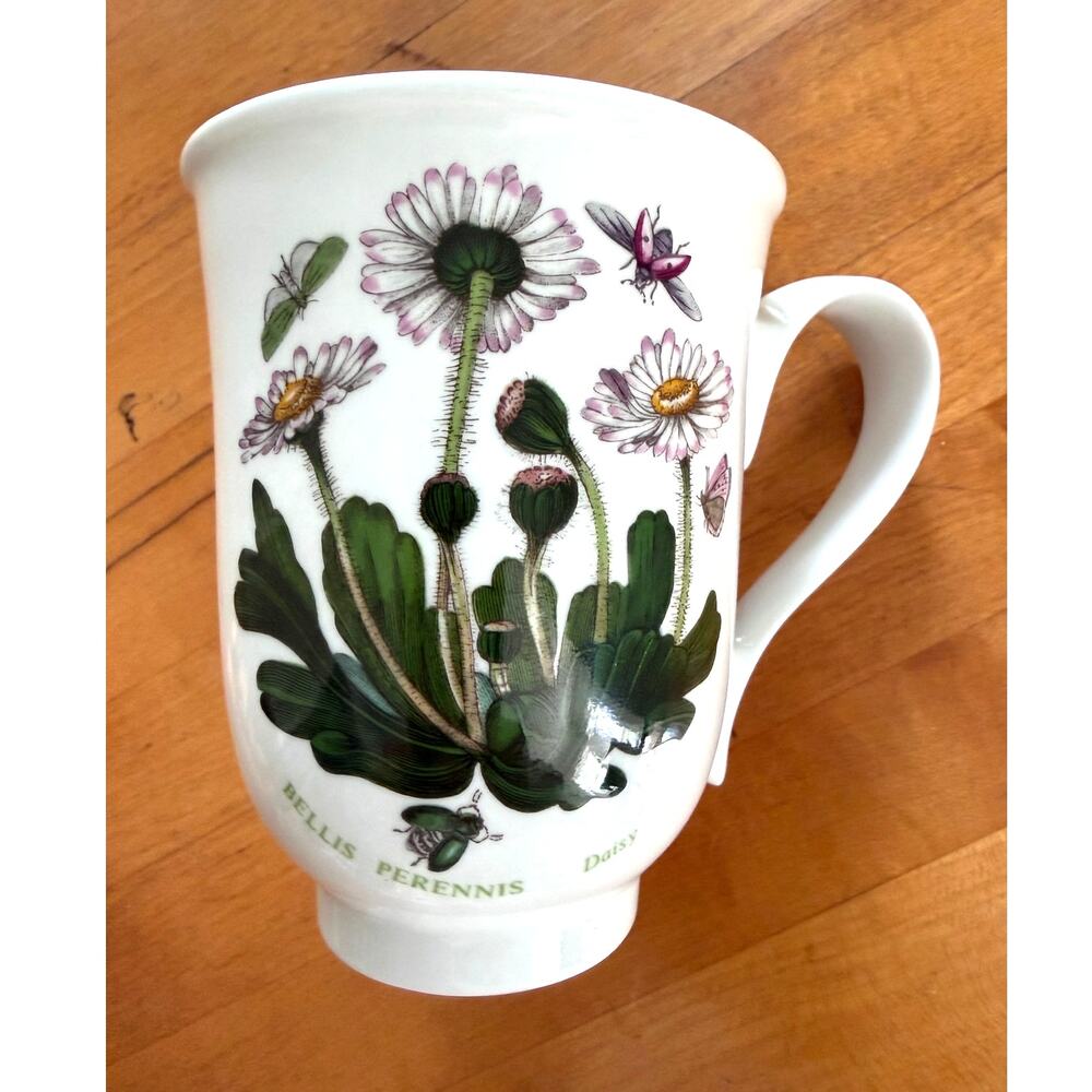 Portmeirion Botanic Garden Bristol Mug Bellis Perennis Vintage Coffee Cup